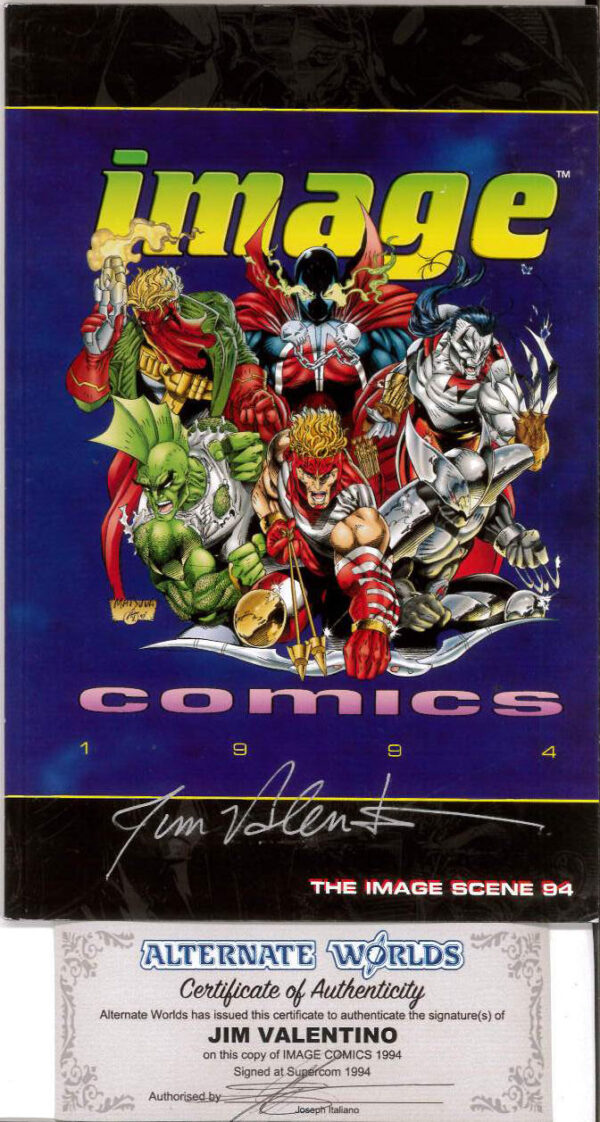 IMAGE COMICS 1994 (SIGNED JIM VALENTINO): Supacom 1994 (COA) – 9.2 (NM)