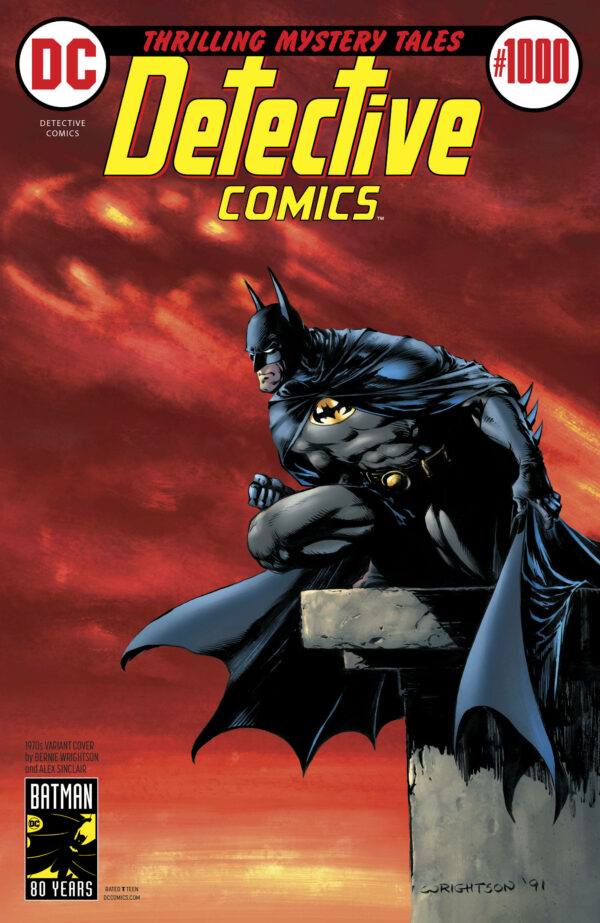 DETECTIVE COMICS (1935- SERIES: VARIANT EDITION) #1000: Bernie Wrightson 1970’s cover