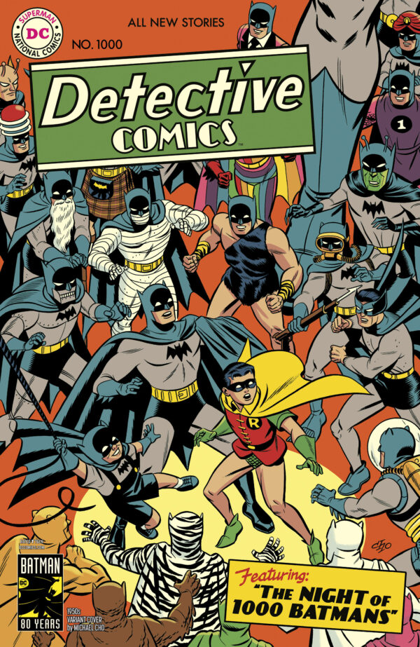 DETECTIVE COMICS (1935- SERIES: VARIANT EDITION) #1000: Michael Cho 1950’s cover