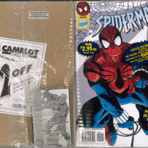 SPIDER-MAN (1990-1998 SERIES: VARIANT EDITION) #65: White cover with cassette tape – 9.2 (NM)