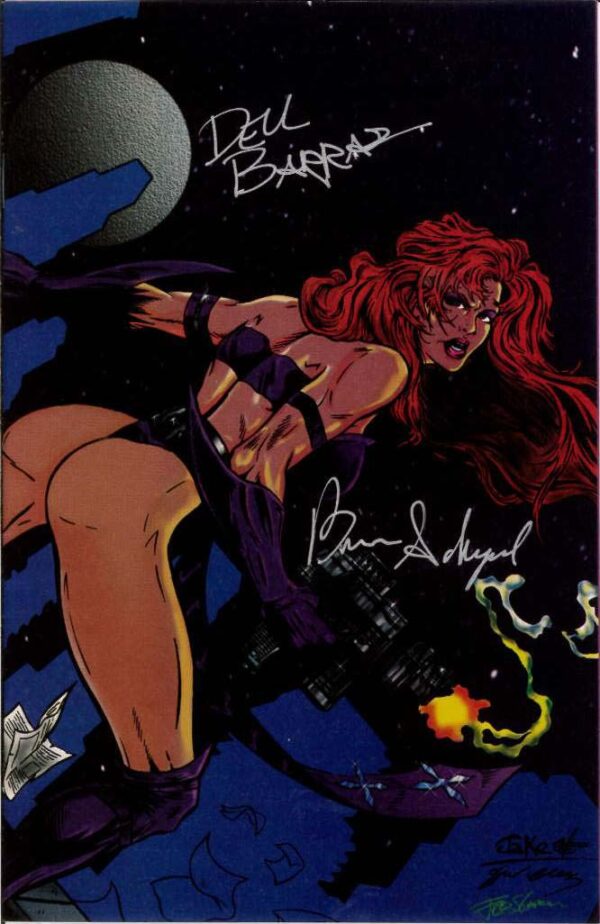 EXTREMES OF VIOLET #0: Comm ed: Signed by Baras/Schoengood (5000) – 9.2 (NM)