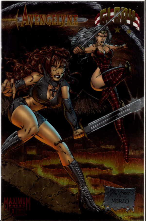 AVENGELYNE GLORY #1: Holocrhome Variant (Foil)
