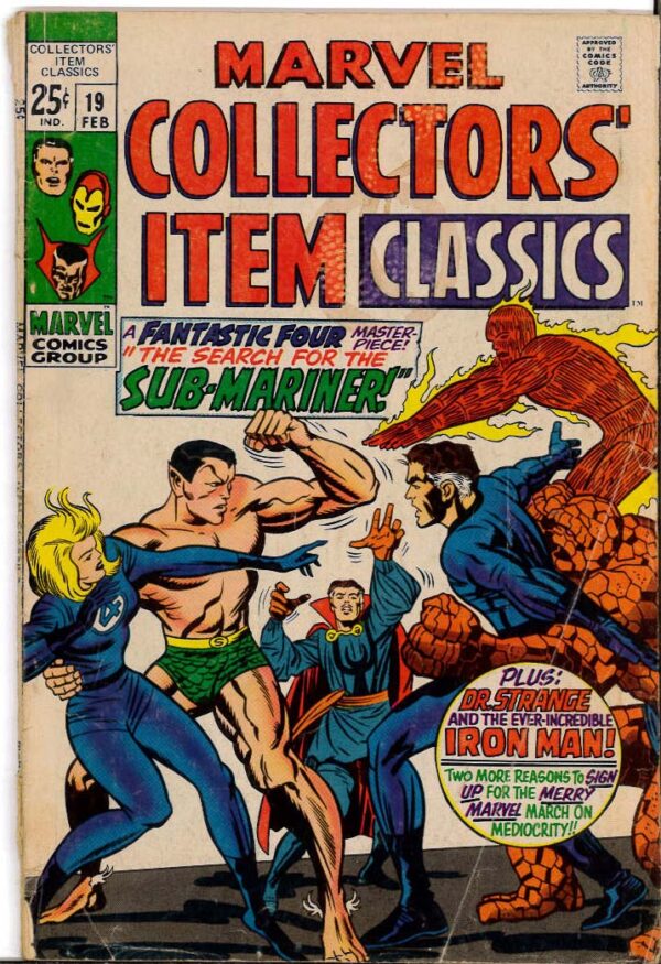 MARVEL COLLECTORS’ ITEM CLASSICS #19: 4.0 (VG)