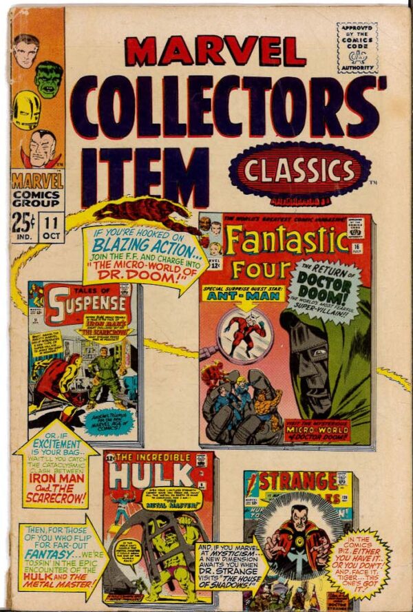 MARVEL COLLECTORS’ ITEM CLASSICS #11: 5.0 (VG/FN)