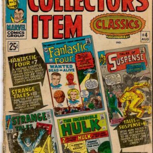 MARVEL COLLECTORS’ ITEM CLASSICS #4: 4.0 (VG)