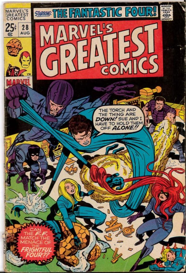 MARVEL’S GREATEST COMICS #28: 4.0 (VG)