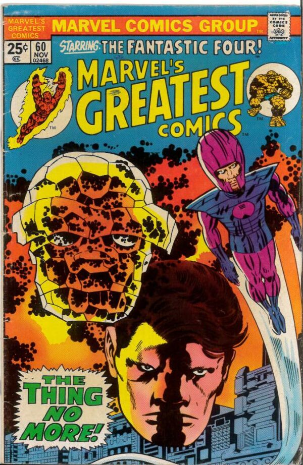 MARVEL’S GREATEST COMICS #60: 4.0 (VG)