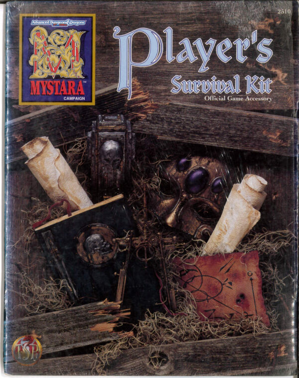 ADVANCED DUNGEONS AND DRAGONS 2ND EDITION #2510: Mysteria Player’s Survival Kit – Brand New (NM) – 2510