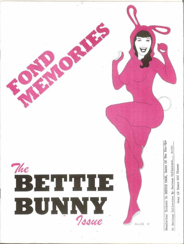 FOND MEMORIES: BETTIE BUNNY ISSUE #1: 7.0 (FN/VF) Betty Page