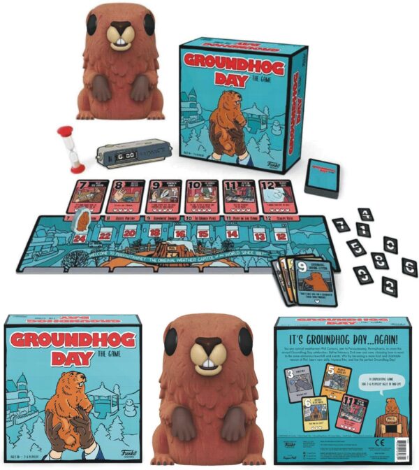 GROUNDHOG DAY THE GAME: with Punxsutawny Phil flocked POP
