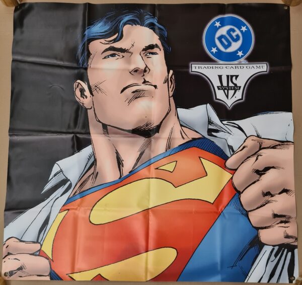 VS. CCG: SNEAK PEAK VINYL BANNER #1: Superman (Man of Steel) – 4′ x 4′ (2004) NM