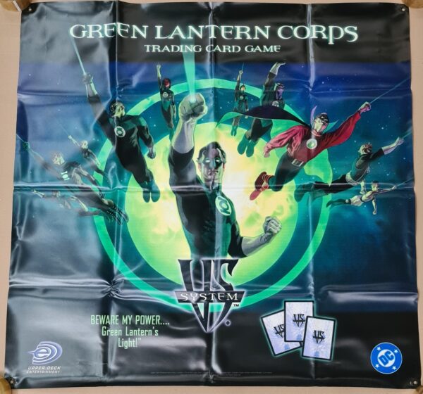 VS. CCG: SNEAK PEAK VINYL BANNER #2: Green Lantern Corps – 4′ x 4′ (May 2005) NM