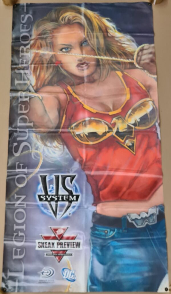 VS. CCG: SNEAK PEAK VINYL BANNER #7: Legion of Super-Heroes (Wonder Girl) – 3′ x 6′ (Dec 2006) NM