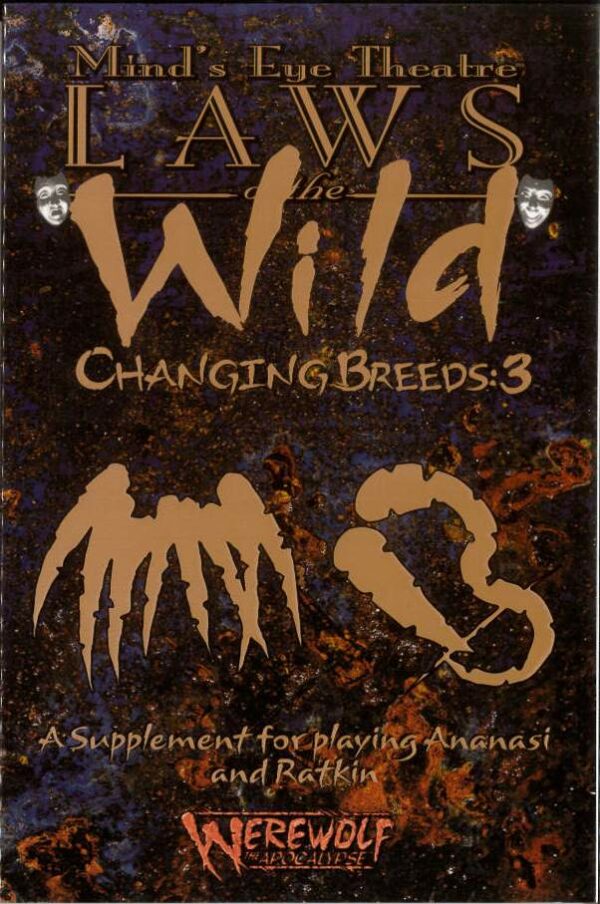MIND’S EYE THEATRE: BOOK OF THE DAMNED MASQUERADE #5034: Werewolf WoD: Laws of the Wild Changing Breed 3 – 9.2 (NM)