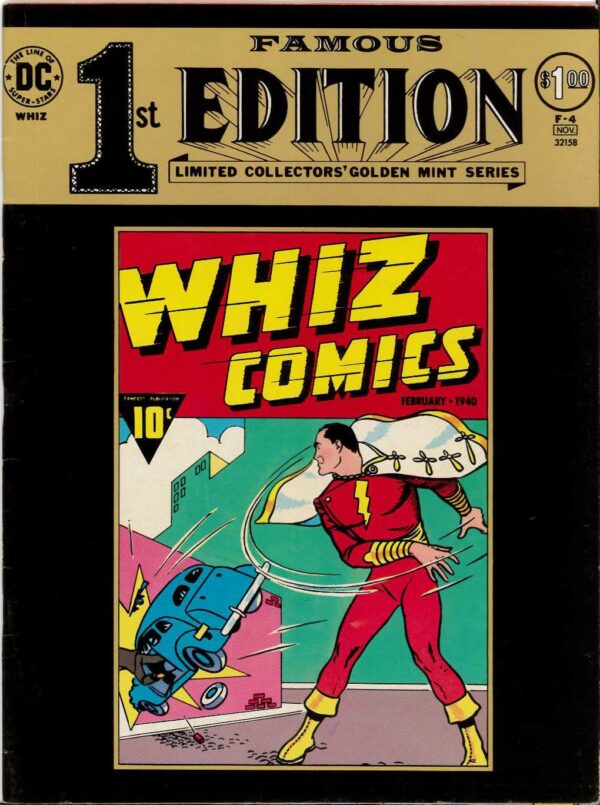 FAMOUS FIRST EDITIONS #4: Whiz Comics #2 (1940) – 7.0 (FN/VF)