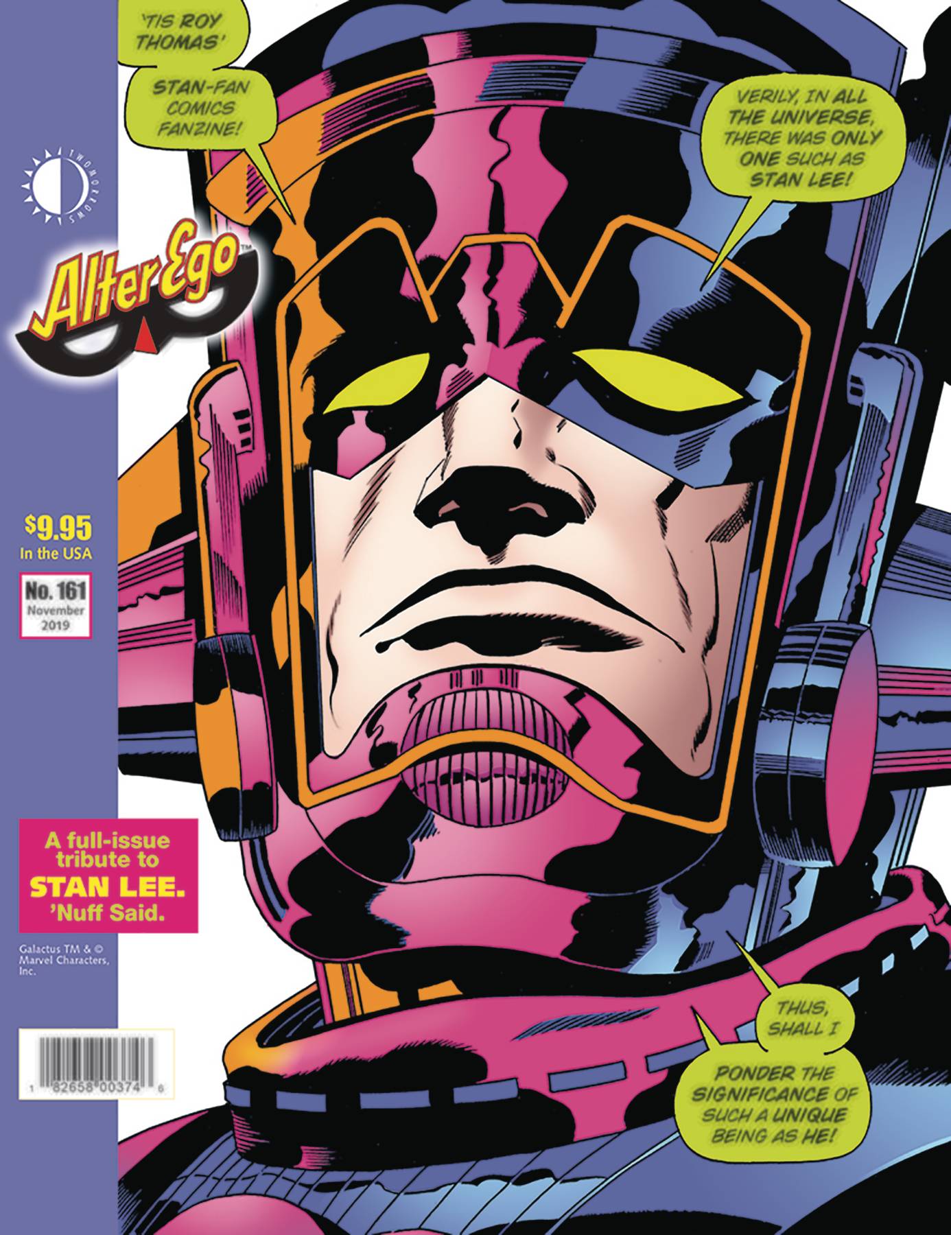 ALTER EGO MAGAZINE #161: Stan Lee ALTER EGO MAGAZINE #161: Stan Lee