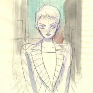 BLADE RUNNER ORIGINS #1: Peach Momoko sketch virgin cover E
