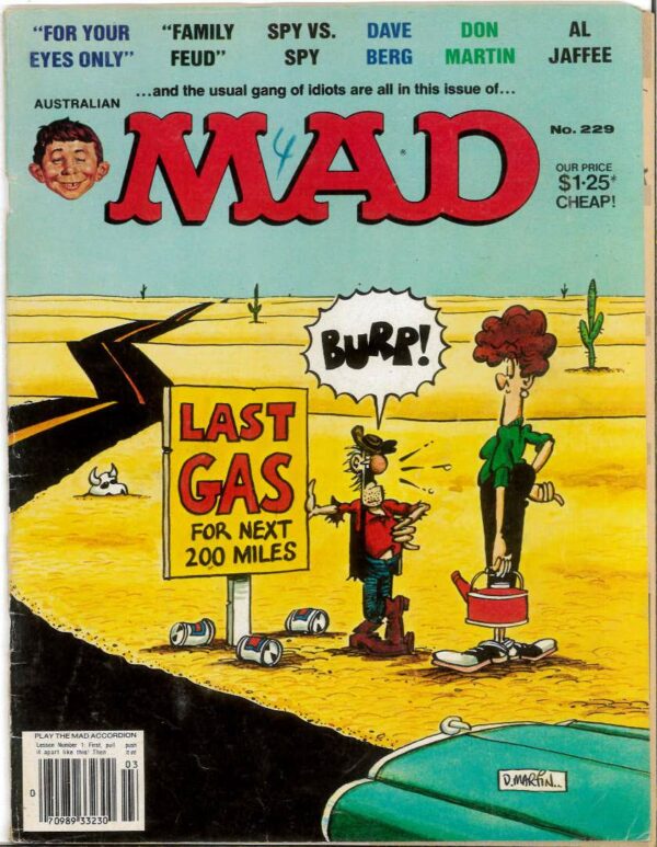 AUSTRALIAN MAD #229: (VG/FN)