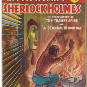 SUPER DETECTIVE LIBRARY (1953 SERIES) #74: Sherlock Holmes (Thames Afire) VG/FN Australian Variant