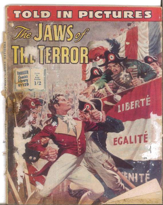 THRILLER COMICS LIBRARY (1953-1957 SERIES) #129: Jaws of the Terror (GD) – Australian Variant THRILLER COMICS LIBRARY (1953-1957 SERIES) #129: Jaws of the Terror (GD) – Australian Variant