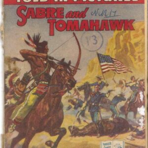 THRILLER COMICS LIBRARY (1953-1957 SERIES) #95: Sabre and Tomahawk (GD) – Australian Variant