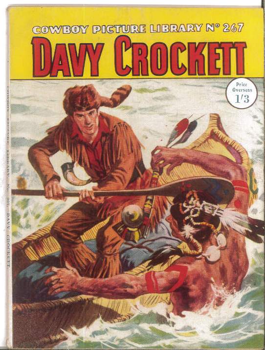 Davy　COWBOY　VF/NM　(River　of　No　PICTURE　Australian　Variant　#267:　LIBRARY　(1952-1967　Return)　SERIES)　Crockett　alternateworlds