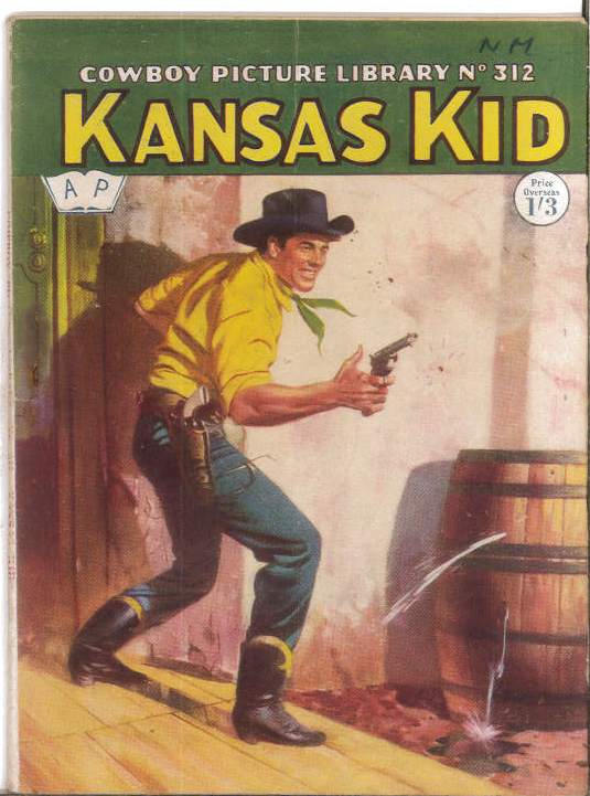 COWBOY PICTURE LIBRARY (1952-1967 SERIES) #312: Kansas Kid (Ghost Rider/Thunder Gulch) VF Australian Variant COWBOY PICTURE LIBRARY (1952-1967 SERIES) #312: Kansas Kid (Ghost Rider/Thunder Gulch) VF Australian Variant