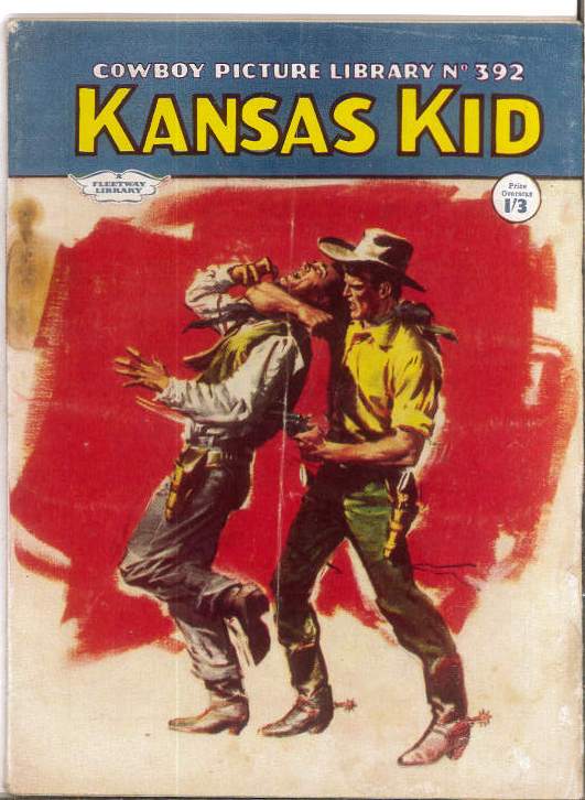 COWBOY PICTURE LIBRARY (1952-1967 SERIES) #392: Kansas Kid (Gun-Shy Marshal) – VF – Australian Variant COWBOY PICTURE LIBRARY (1952-1967 SERIES) #392: Kansas Kid (Gun-Shy Marshal) – VF – Australian Variant
