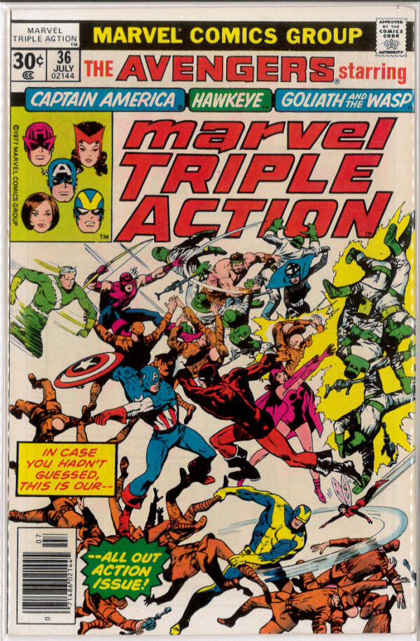 MARVEL TRIPLE ACTION #36