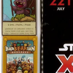 GAME TRADE MAGAZINE (GMT) #221: Barbearian Upgrade promo card (random of 4) only – NM