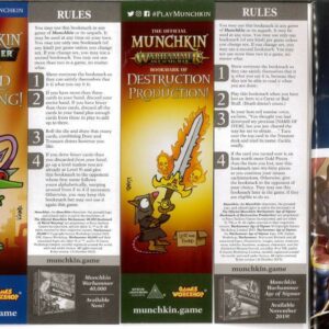 GAME TRADE MAGAZINE (GMT) #236: 2 Munchkin bookmark promos only – NM