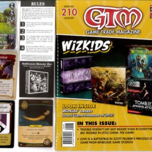 GAME TRADE MAGAZINE (GMT) #210: Munchkin, Castle Panic, Harry Potter, Valera – promos – NM