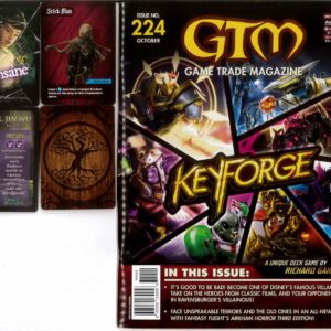 GAME TRADE MAGAZINE (GMT) #224: 2 promo cards including Insane & 10 minute Heist – NM