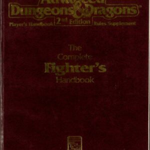 ADVANCED DUNGEONS AND DRAGONS 2ND EDITION #2110: Complete Fighter Handbook (Brand New) NM – 2110