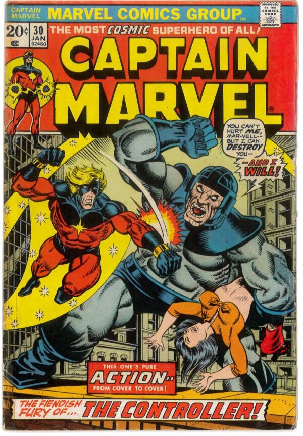 CAPTAIN MARVEL (1968-2018 SERIES) #30: Jim Starlin – VG