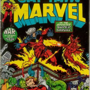 CAPTAIN MARVEL (1968-2018 SERIES) #27: 1st Eros Starfox, 2nd Drax, Thanos appearance – FN