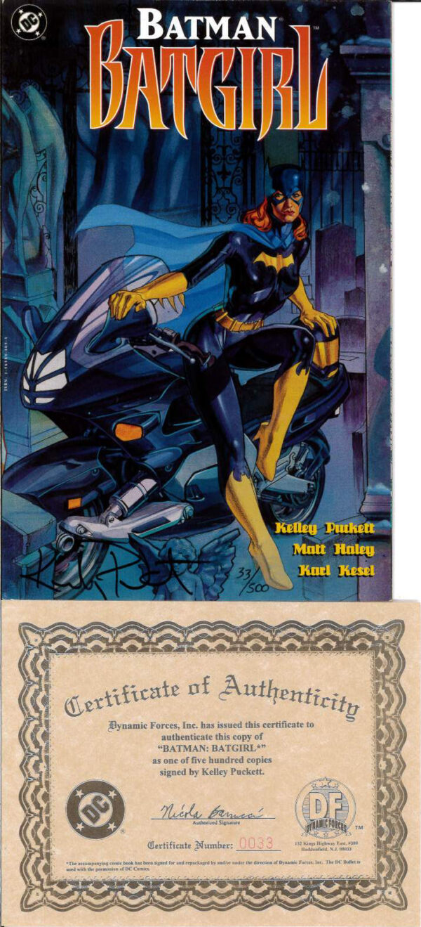 BATMAN: BATGIRL #99: Signed by Kelley Puckett – 9.2 (NM)