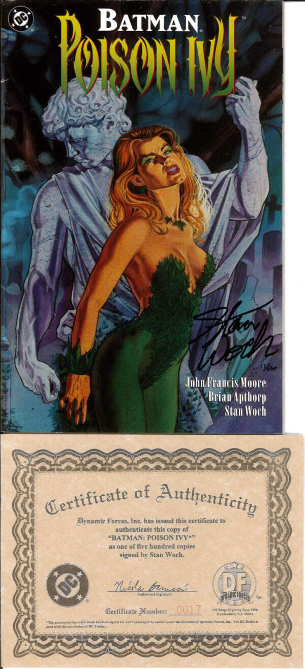 BATMAN: POISON IVY #89: Signed by Stan Woch (DFE #17/500) – 6.5 (FN)