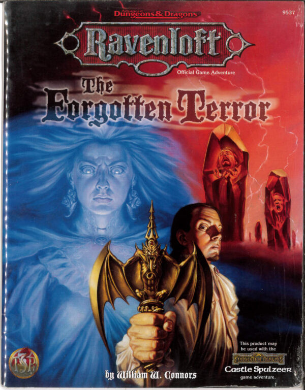 ADVANCED DUNGEONS AND DRAGONS 1ST EDITION #9537: Ravenloft Forgotten Terror (xover FR Castle Spulzeer)NM 9537