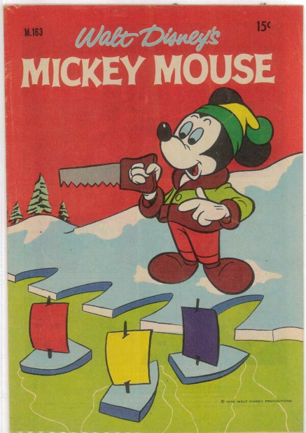 WALT DISNEY’S MICKEY MOUSE (M SERIES) (1956-1978) #163: VG/FN