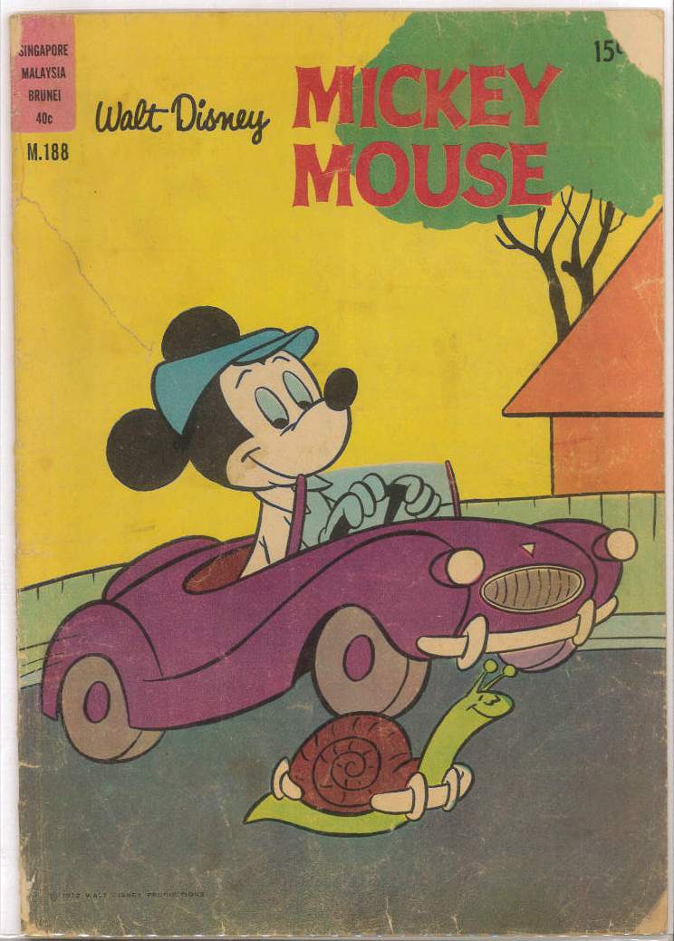 WALT DISNEY’S MICKEY MOUSE (M SERIES) (1956-1978) #188: Ringside Rukas – GD WALT DISNEY’S MICKEY MOUSE (M SERIES) (1956-1978) #188: Ringside Rukas – GD