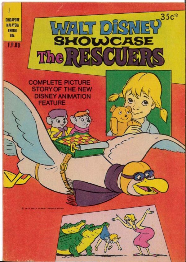 WALT DISNEY’S FILM PREVIEW COMIC (FP) (1953-1977) #89: The Rescuers – FN