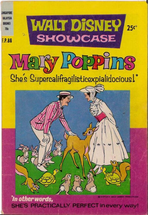 WALT DISNEY’S FILM PREVIEW COMIC (FP) (1953-1977) #86: Mary Poppins – FN