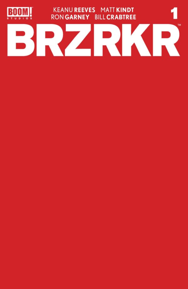 BRZRKR (BERZERKER) #1: Red Blank Sketch cover