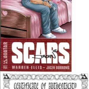 WARREN ELLIS SCARS SAMPLER #99: Signed: Jacen Burrorws (COA LTD 650) – 9.2 (NM)