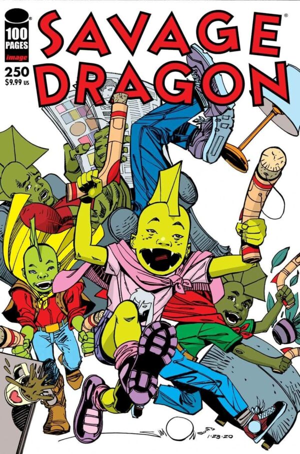 SAVAGE DRAGON (1993- SERIES: VARIANT EDITION) #250: Walter Simonson cover D