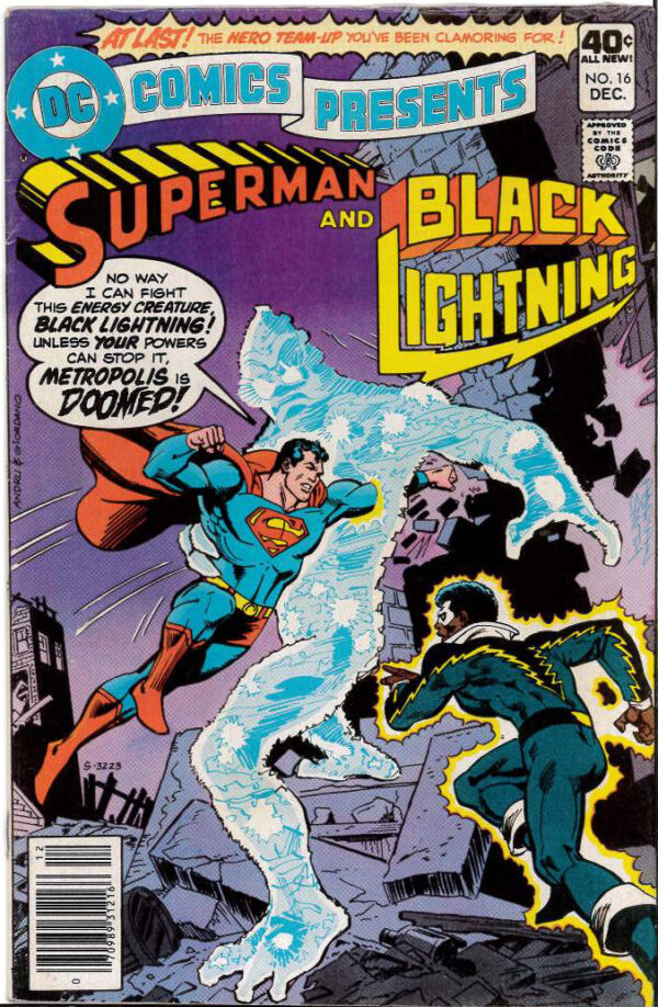 DC COMICS PRESENTS (1980’S) #16: Superman & Black Lightning – 9.2 (NM)