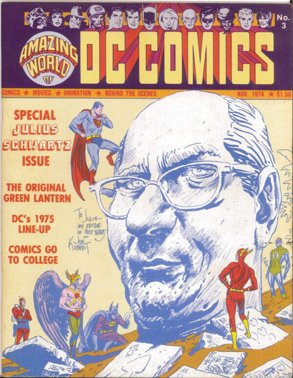 AMAZING WORLD OF DC COMICS #3: Carmine Infantino issue – 9.0 (VF/NM)