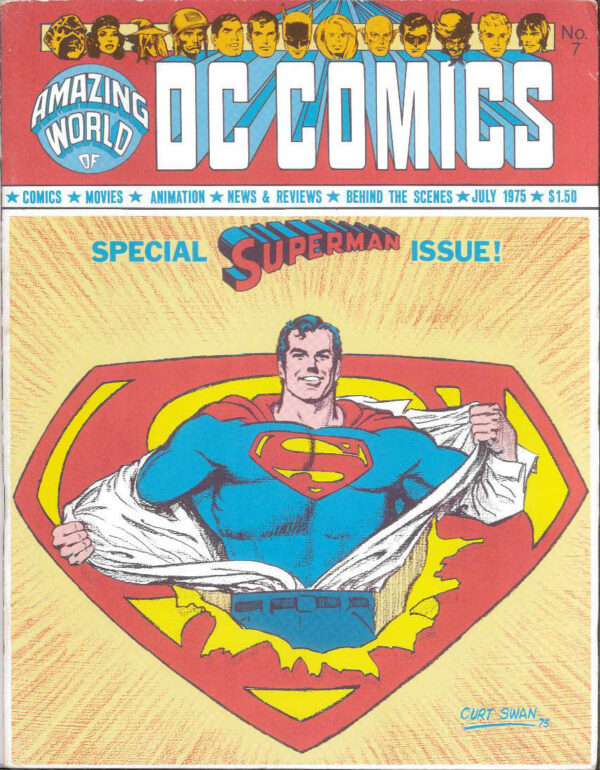 AMAZING WORLD OF DC COMICS #7: Special Superman Issue – 9.0 (VF/NM)