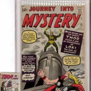 JOURNEY INTO MYSTERY #85: Halo Graded 9.0 (VF/NM) Signed Stan Lee COA 1st Loki & Odin